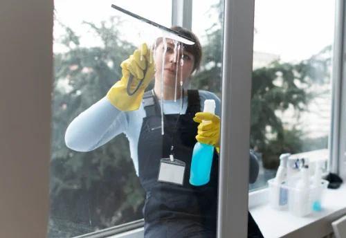 Nettoyage de vitres intérieures et extérieures à Entrammes